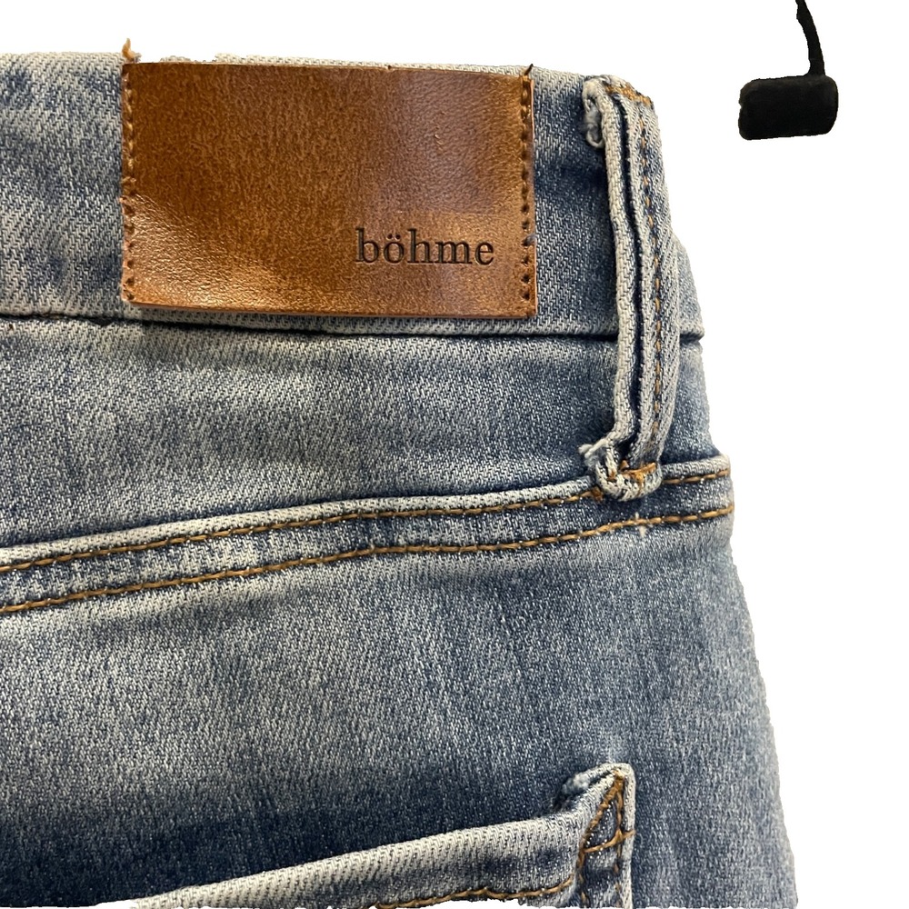Böhme Skinny Jeans Women's 31 Light Wash Stretch Denim